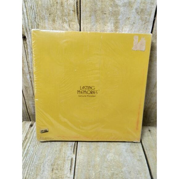 Vtg Lasting Memories 1978 K. Lawrence Birthday Plate Frog Squirrel on Raft New - Picture 4 of 5